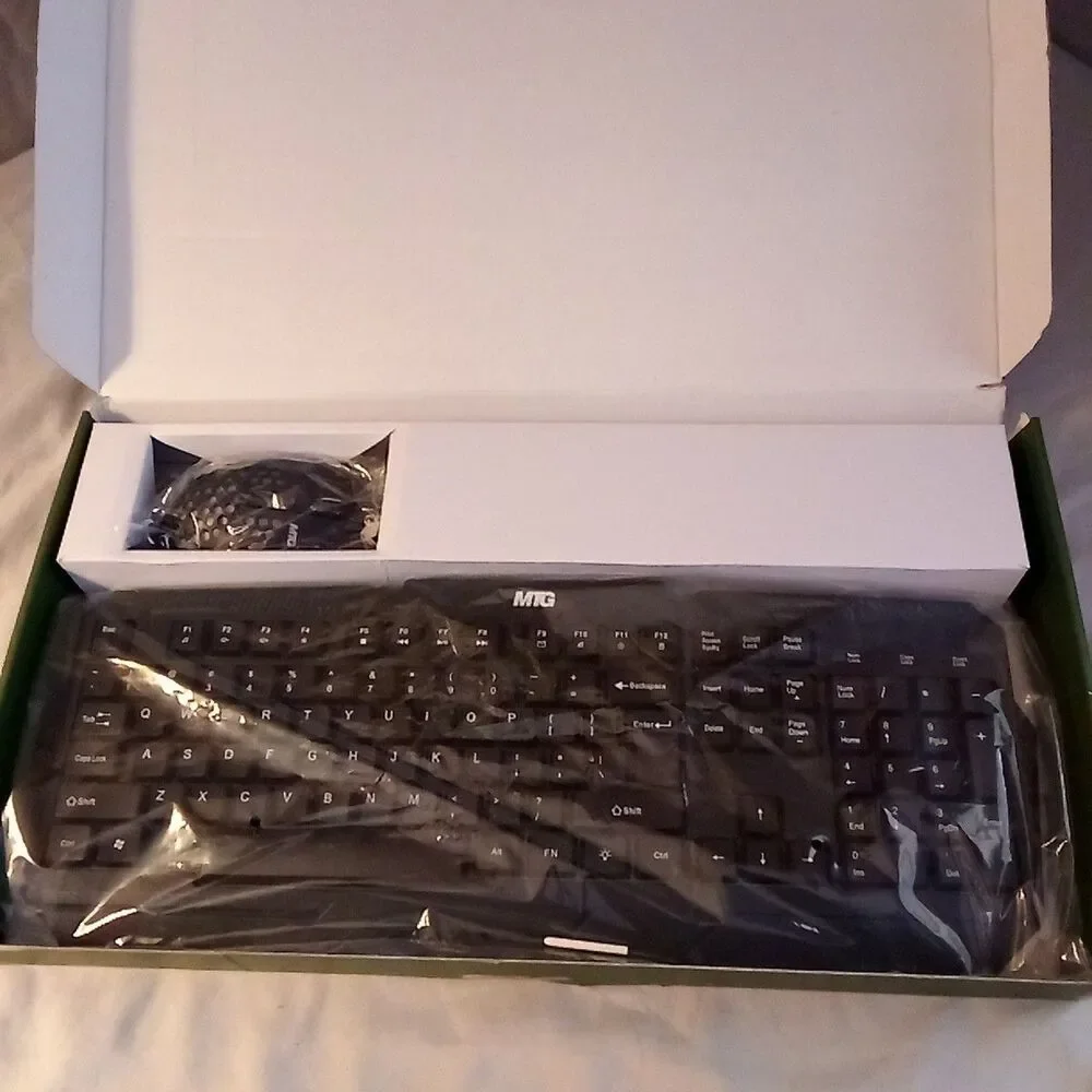 MTG-RGB Gaming Wired Keyboard Mouse Open Box My Technology Geeks